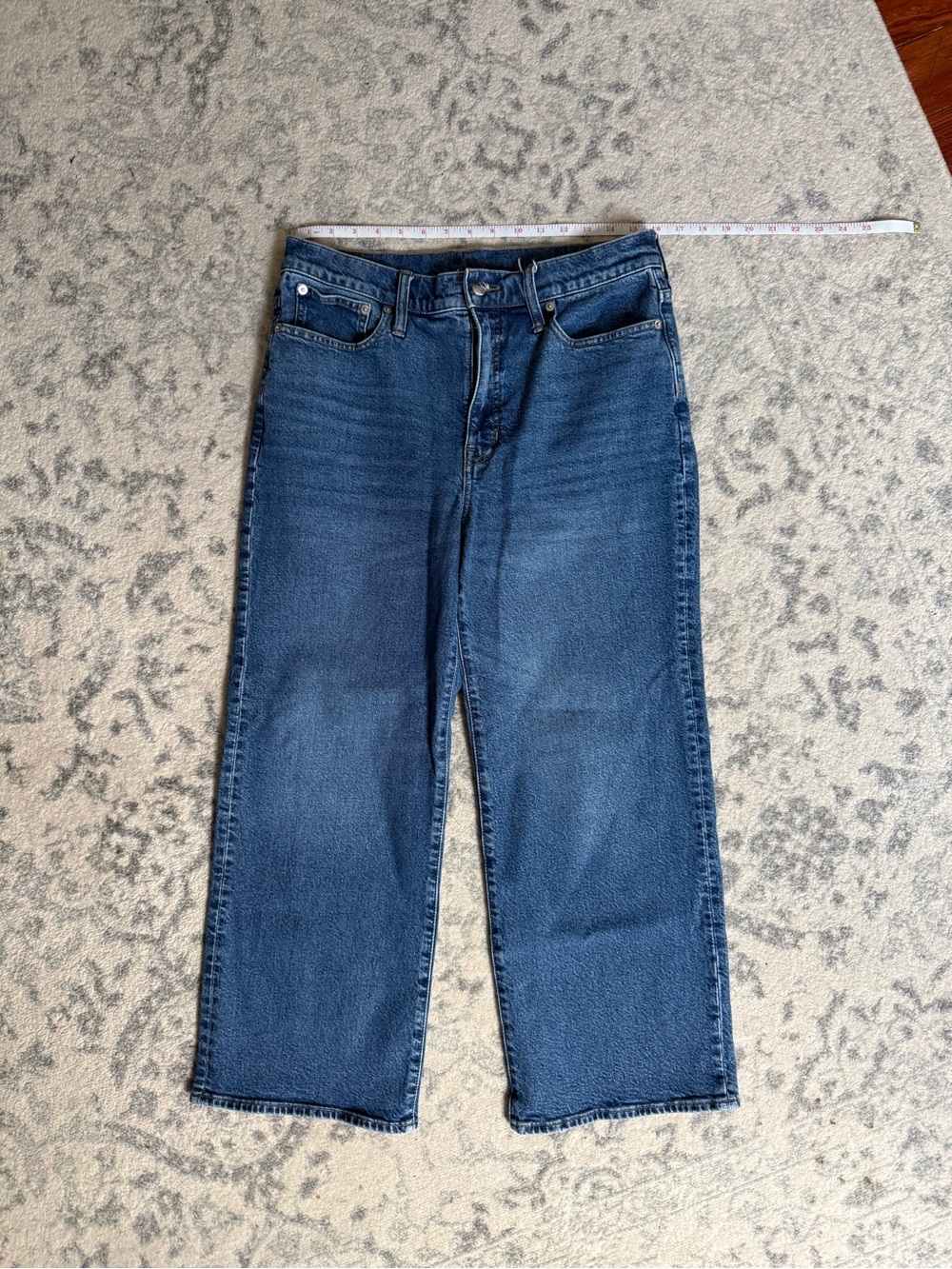JCrew High-Rise Slim Wide Jean